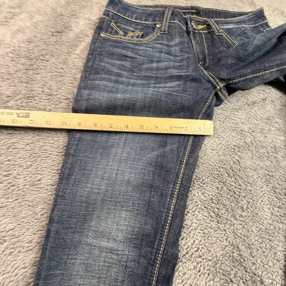 Vigoss Studio The Brooklyn Skinny Jeans Womens 27 Dark Wash Denim Y2K Low Rise - Picture 6 of 10